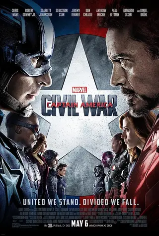 بوستر Captain America: Civil War